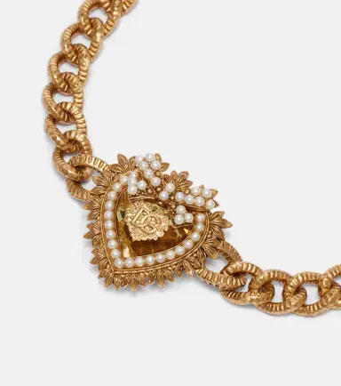Dolce & Gabbana Devotion faux pearl-embellished bracelet | Thumbnail 2
