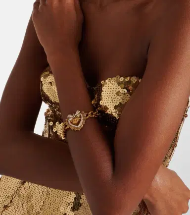 Dolce & Gabbana Devotion faux pearl-embellished bracelet | Thumbnail 4