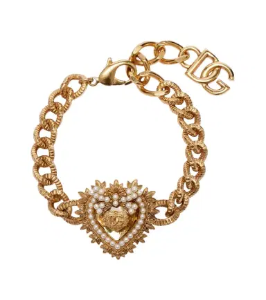 Dolce & Gabbana Devotion faux pearl-embellished bracelet | Thumbnail 1