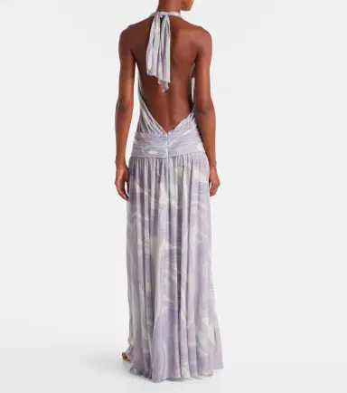 PUCCI Iride gathered wool-blend gown | Thumbnail 4 PUCCI Iride gathered wool-blend gown | Thumbnail 4