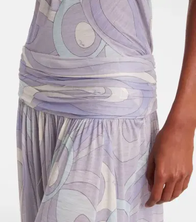 PUCCI Iride gathered wool-blend gown | Thumbnail 5 PUCCI Iride gathered wool-blend gown | Thumbnail 5