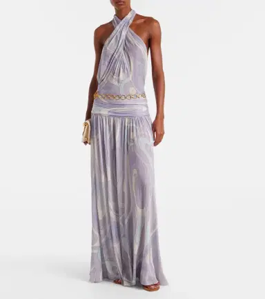 PUCCI Iride gathered wool-blend gown | Thumbnail 7 PUCCI Iride gathered wool-blend gown | Thumbnail 7