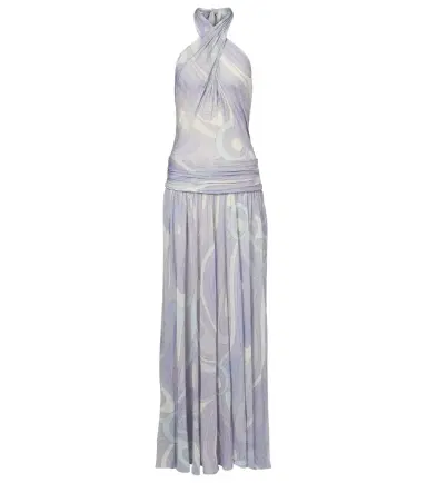 PUCCI Iride gathered wool-blend gown | Thumbnail 1 PUCCI Iride gathered wool-blend gown | Thumbnail 1