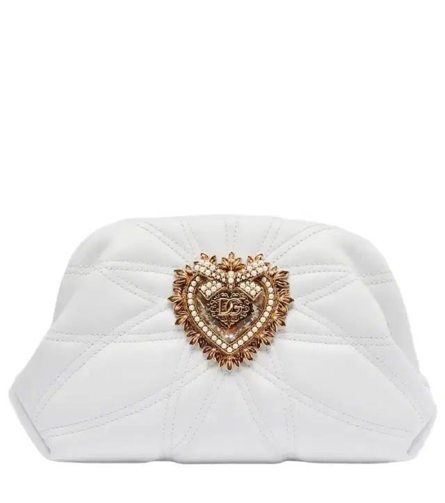 Devotion Small embellished leather clutch