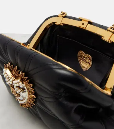 Dolce & Gabbana Devotion Small leather shoulder bag | Thumbnail 4