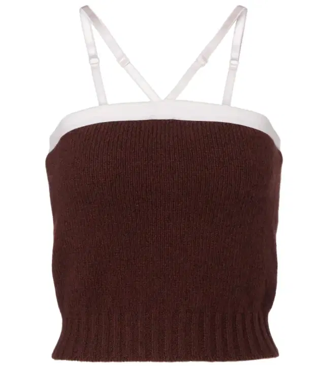 Wool and cashmere top
