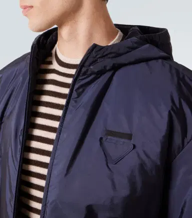 Prada Hooded Re-Nylon jacket | Thumbnail 5 Prada Hooded Re-Nylon jacket | Thumbnail 5