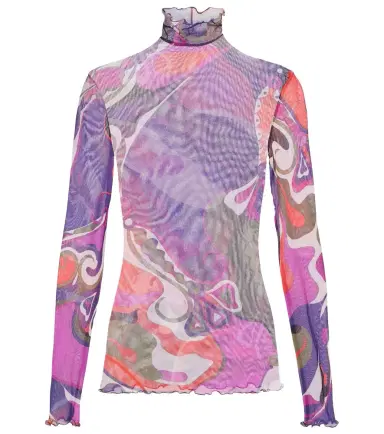 PUCCI Orchidee tulle top | Thumbnail 1 PUCCI Orchidee tulle top | Thumbnail 1