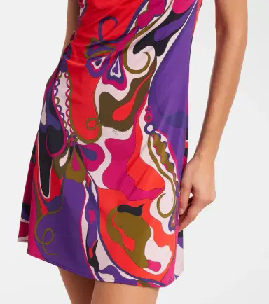 Pucci Orchidee satin jersey minidress | Thumbnail 2