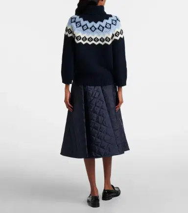 Prada Re-Nylon quilted midi skirt | Thumbnail 4