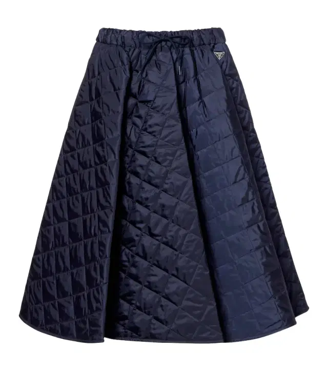 Prada Re-Nylon quilted midi skirt