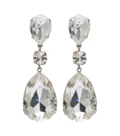Dolce & Gabbana Crystal-embellished clip-on earrings | Thumbnail 1