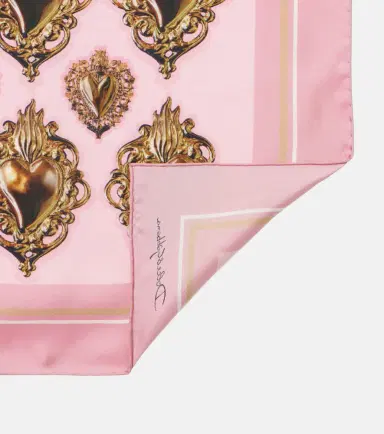 Dolce & Gabbana Printed silk scarf | Thumbnail 3