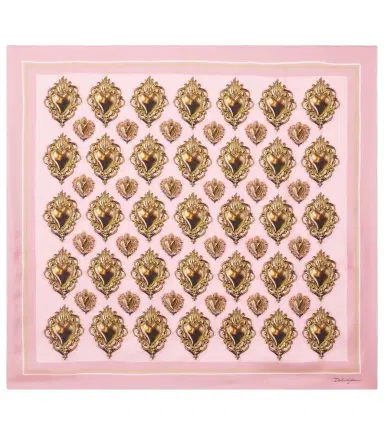 Dolce & Gabbana Printed silk scarf | Thumbnail 1