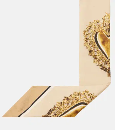Dolce & Gabbana Printed silk twill scarf | Thumbnail 2