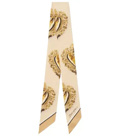 Dolce & Gabbana Printed silk twill scarf | Thumbnail 1