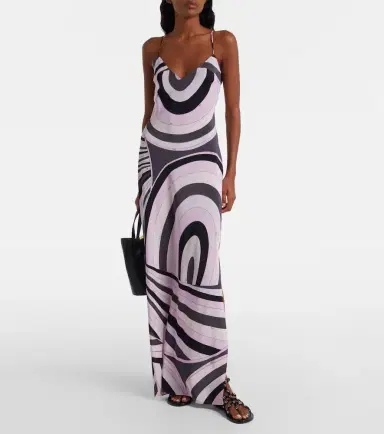 Pucci Iride silk crêpe de chine slip dress | Thumbnail 4