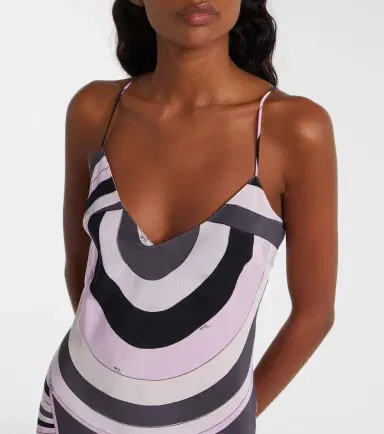 Pucci Iride silk crêpe de chine slip dress | Thumbnail 5