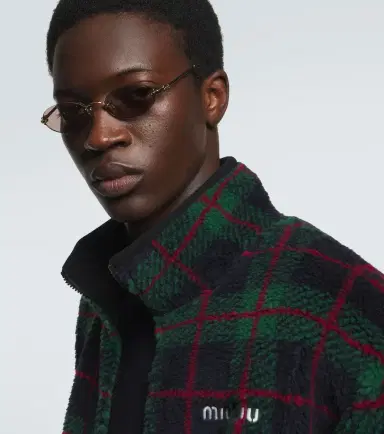 Miu Miu Logo oval sunglasses | Thumbnail 5