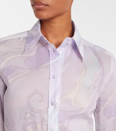 Pucci Orchidee cotton shirt | Thumbnail 4