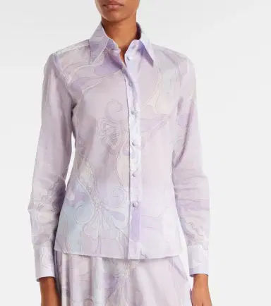 Pucci Orchidee cotton shirt | Thumbnail 5