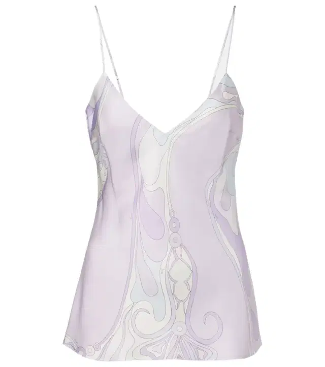 Orchidee silk satin camisole