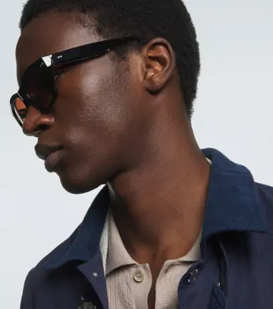 Brunello Cucinelli Stanley J. rectangular sunglasses | Thumbnail 3