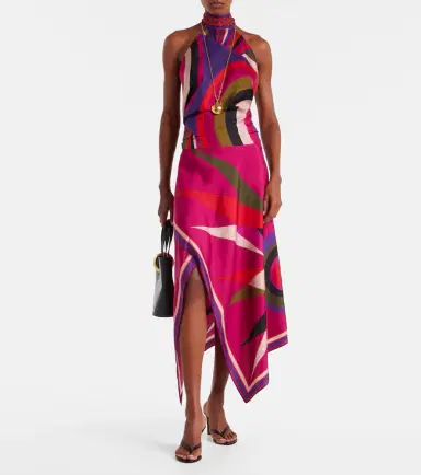 Pucci Iride silk satin top | Thumbnail 2