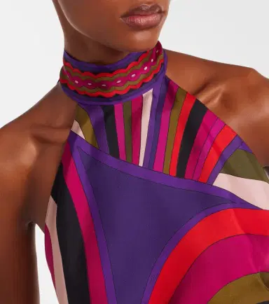 Pucci Iride silk satin top | Thumbnail 4
