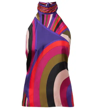 Pucci Iride silk satin top | Thumbnail 1