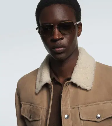 Brunello Cucinelli Jarama rectangular sunglasses | Thumbnail 3