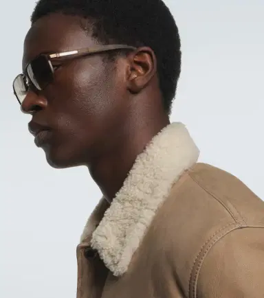 Brunello Cucinelli Jarama rectangular sunglasses | Thumbnail 4