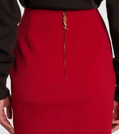 Saint Laurent Satin pencil skirt | Thumbnail 2 Saint Laurent Satin pencil skirt | Thumbnail 2