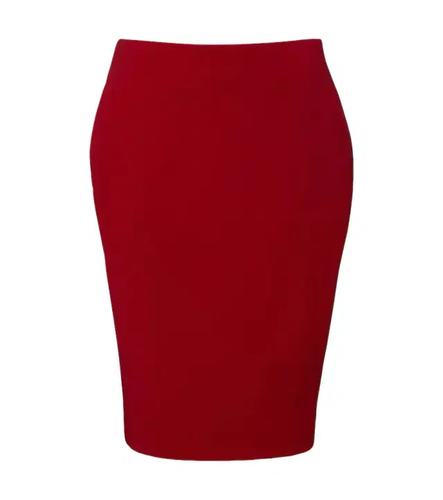 Saint Laurent Satin pencil skirt