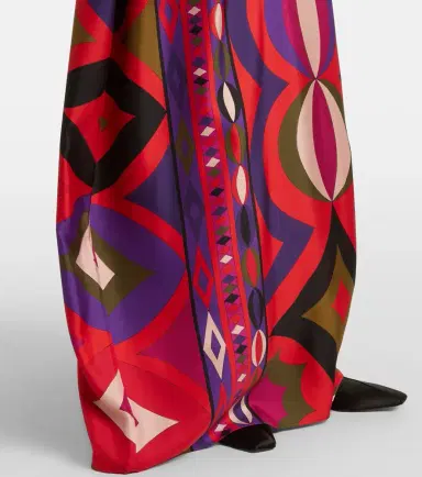 Pucci Collane cutout silk kaftan | Thumbnail 4