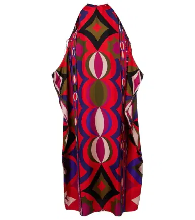 Pucci Collane cutout silk kaftan | Thumbnail 1
