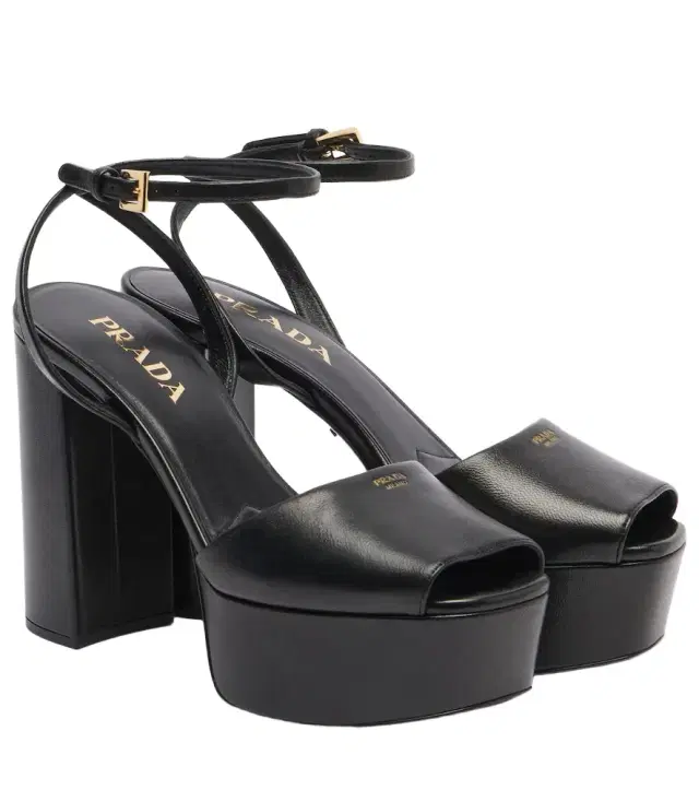 Prada Leather platform sandals