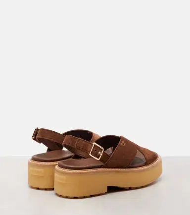 Prada Suede platform sandals | Thumbnail 3