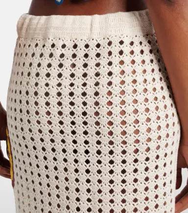 ALÉMAIS Alémais Elma crochet embroidered cotton maxi skirt | Thumbnail 6 ALÉMAIS Alémais Elma crochet embroidered cotton maxi skirt | Thumbnail 6