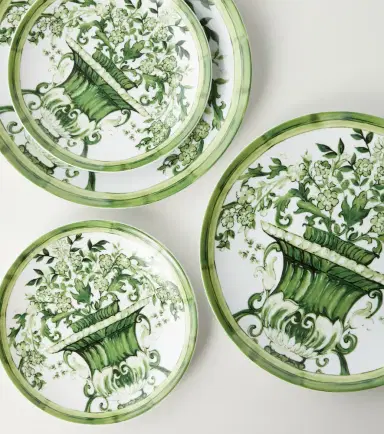 Dolce & Gabbana Casa Majolica set of 2 porcelain dessert plates | Thumbnail 3