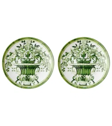 Dolce & Gabbana Casa Majolica set of 2 porcelain dessert plates | Thumbnail 1