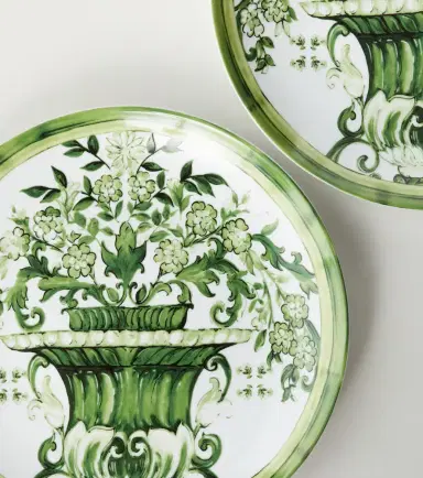 Dolce & Gabbana Casa Verde Maiolica set of 2 dinner plates | Thumbnail 3 Dolce & Gabbana Casa Verde Maiolica set of 2 dinner plates | Thumbnail 3