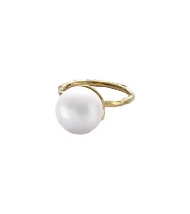 Octavia Elizabeth Orb 18kt gold ring with pearl | Thumbnail 1 Octavia Elizabeth Orb 18kt gold ring with pearl | Thumbnail 1