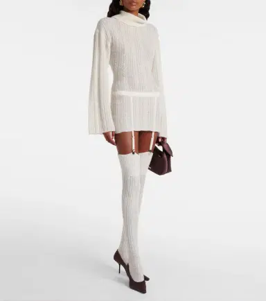 Aya Muse Wool-blend minidress | Thumbnail 2