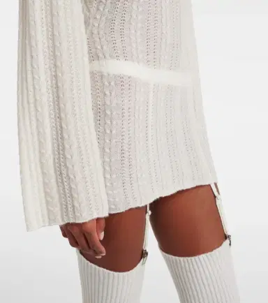 Aya Muse Wool-blend minidress | Thumbnail 4