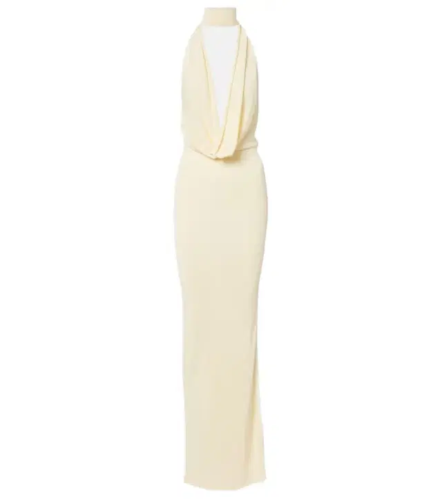 Aya Muse Draped jersey gown