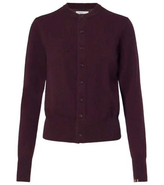 Blouson cashmere cardigan