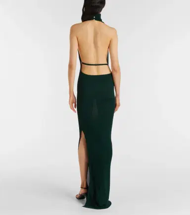 Aya Muse Draped jersey gown | Thumbnail 2