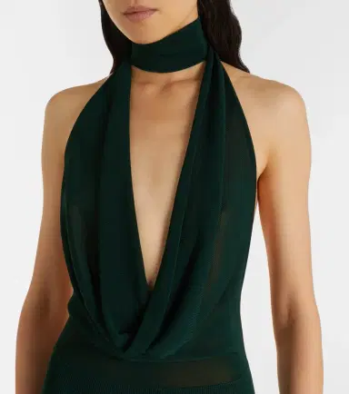 Aya Muse Draped jersey gown | Thumbnail 3