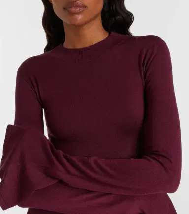 Aya Muse Draped silk-blend jersey minidress | Thumbnail 5